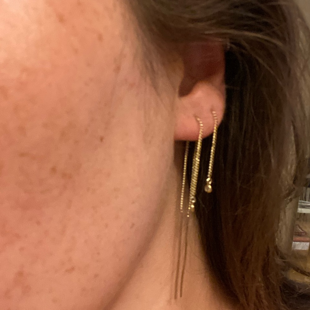 Threader Earrings - image 2